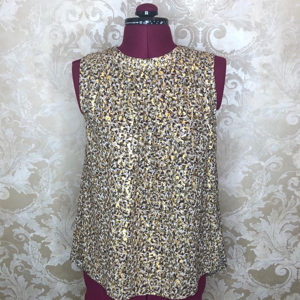 Gold Flaked Blouse